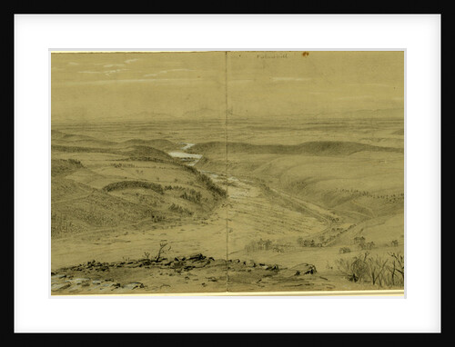 Shenandoah Valley from Maryland heights by Alfred R Waud