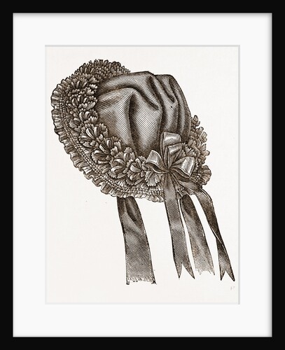 Back View Of Baby's Bonnet by Anonymous