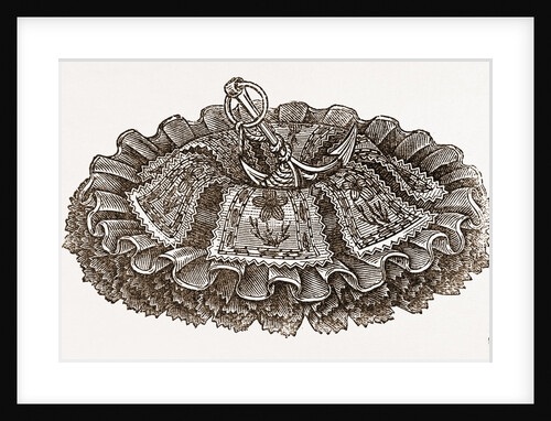 Embroidered Penwiper by Anonymous