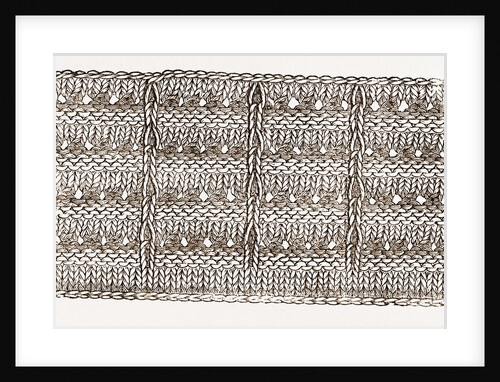 Border For Stockings by Anonymous