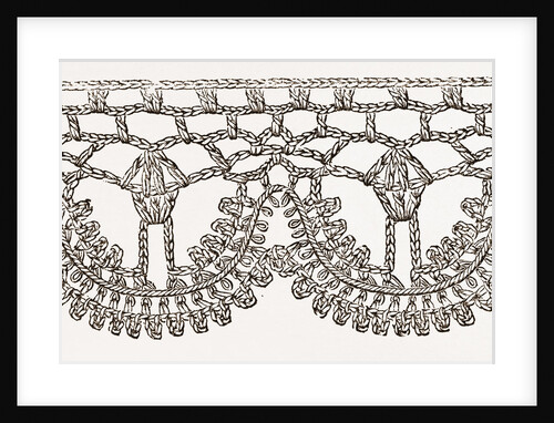 Lace Edging For Underlinen by Anonymous