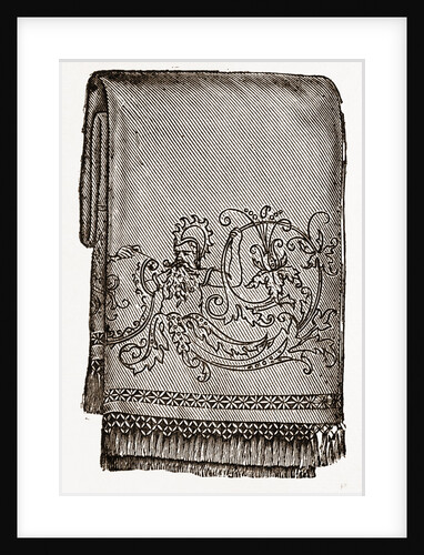 Serviette Of Russian Lawnneedlework by Anonymous
