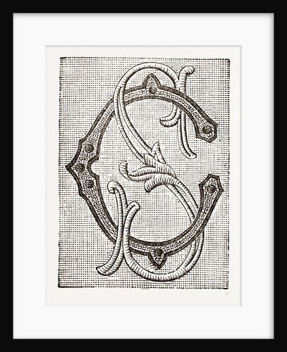 Monogram For Underlinen by Anonymous