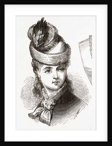 19th Century Fashion, Bonnet by Anonymous