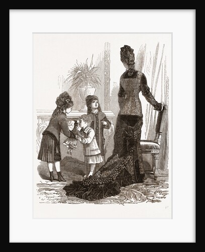 Costumes For A Young Mother And Children by Anonymous