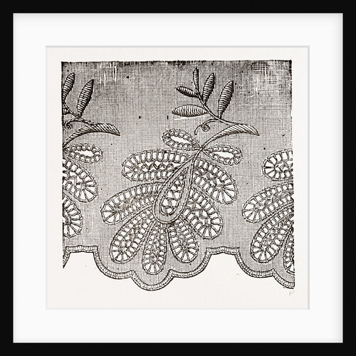 Embroidered Edging For Underlinen by Anonymous