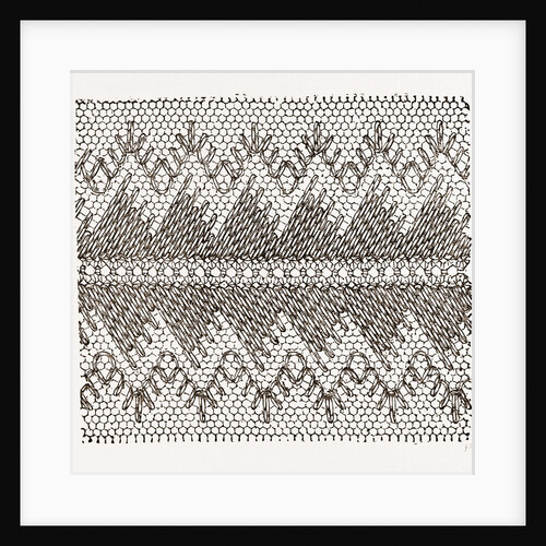 Design For Darning On Net by Anonymous