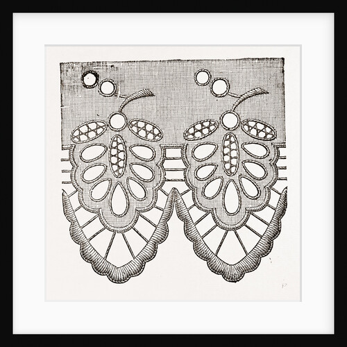 Embroidered Edging For Underlinen by Anonymous