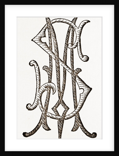 Monogram For Handkerchiefs by Anonymous