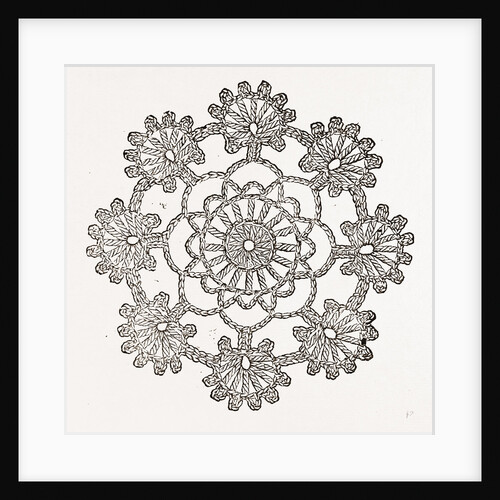 Crochet Rosette by Anonymous