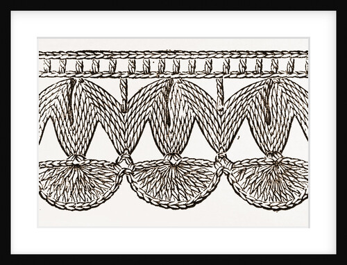 Lace Edging For Underlinen by Anonymous