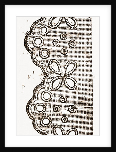 Embroidered Edging by Anonymous