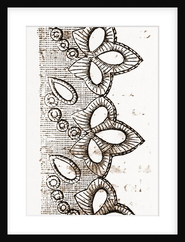 Embroidered Edging by Anonymous