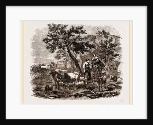 Oriental Landscape and Cattle by Anonymous