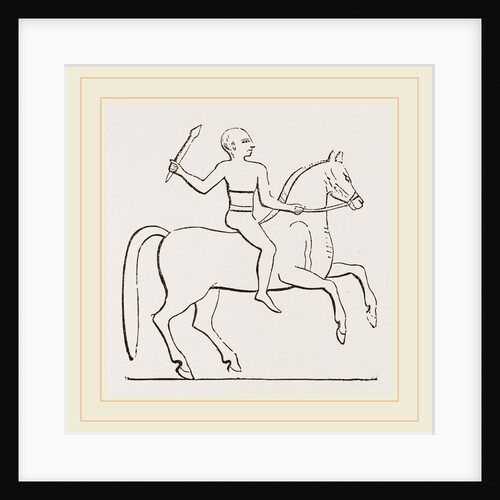 Egyptian Horseman by Anonymous