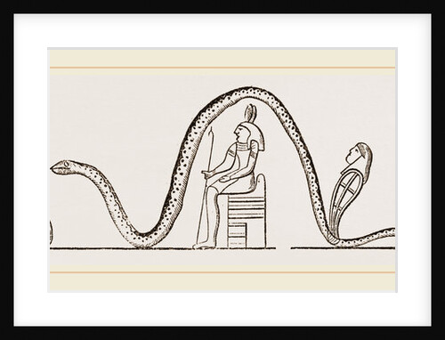Egyptians offering Human Sacrifice to Serpents by Anonymous