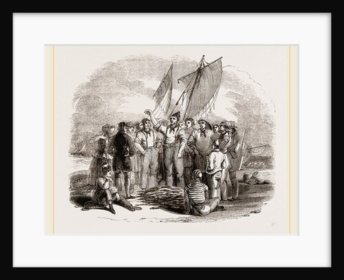 Selling Fish by Dutch Aucion by Anonymous