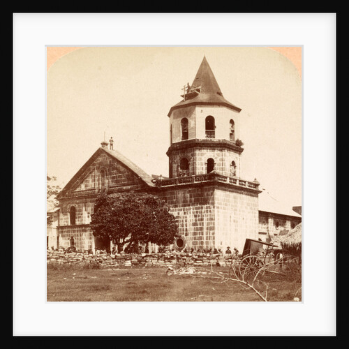 Washington troops at the Taquig Church, before they charged the Filipinos by Anonymous