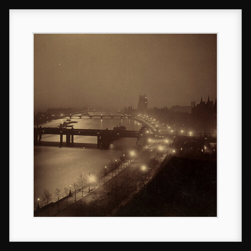 The Thames London by night, UK 1903 by Anonymous