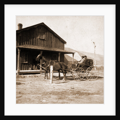 S.B. Reed and Capt. Davis at engineer's office by Anonymous