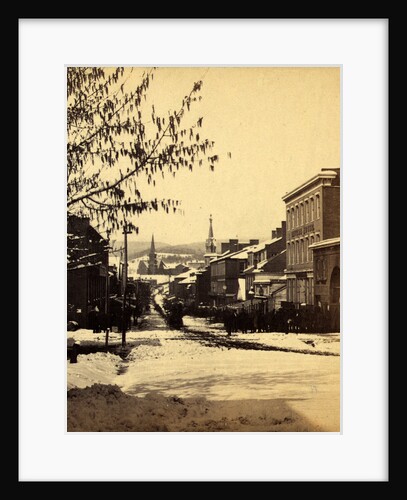 Baltimore St., Cumberland, after a snow storm, Apl. 10, 1862 by Anonymous