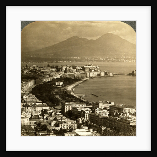 Naples and Mt. Vesuvius, Italy, Europe by Anonymous