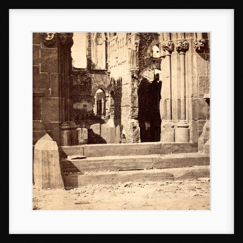 Ruins of the Roman Catholic Cathedral. Interior view by Anonymous
