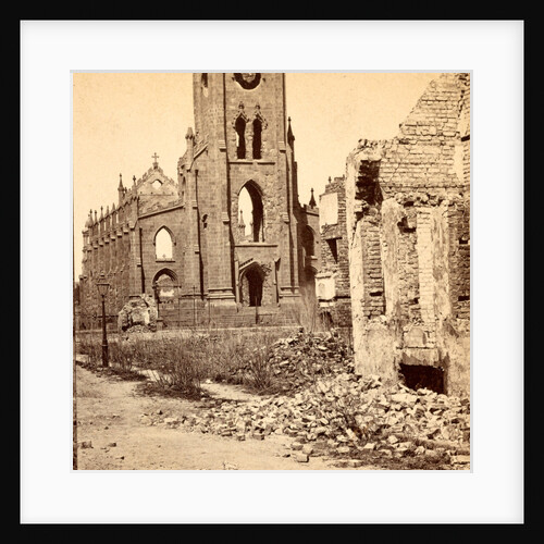 Ruins of Cathedral, Broad Street, front view by Anonymous