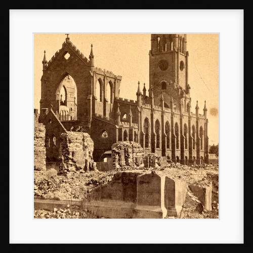 Ruins of Cathedral, Broad Street, looking South East by Anonymous