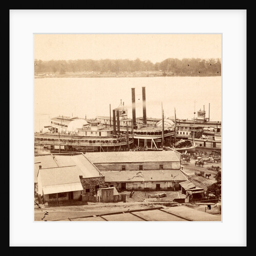 The levee at Vicksburg, Miss., February, 1864 by Anonymous