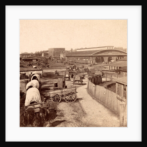 View of railroad depot and surroundings, Atlanta, Ga. by Anonymous
