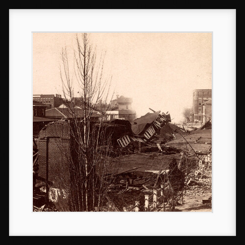 Ruins of railroad depot, Atlanta, Ga. by Anonymous
