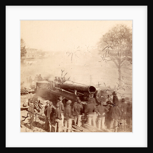 Sherman's men destroying railroad by Anonymous