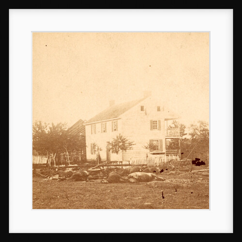 View around Abraham Trossel's house, near centre of battlefield of Gettysburg by Anonymous