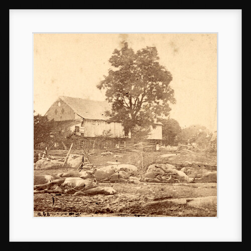 In Trossel's barnyard, Gettysburg by Anonymous