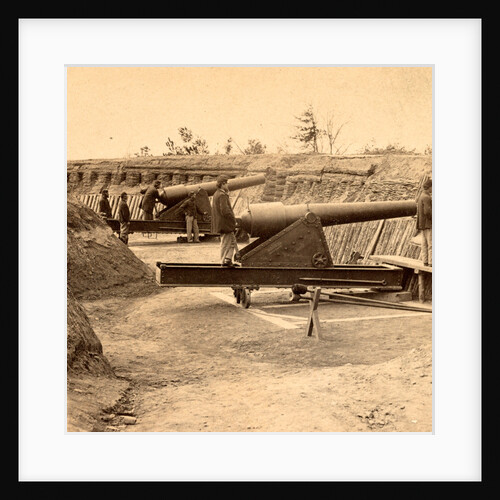View in Water Battery, James River, Va. Ready to fire by Anonymous