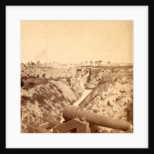 View from the parapet of Fort Moultrie, Charleston Harbor (i.e. Sullivan's Island), S.C., looking N.E. by Anonymous