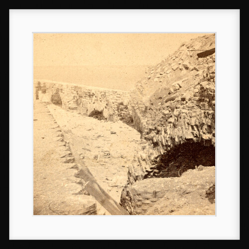 View of Fort Sumpte, on the parapet, overlooking the harbor and distant shore by Anonymous