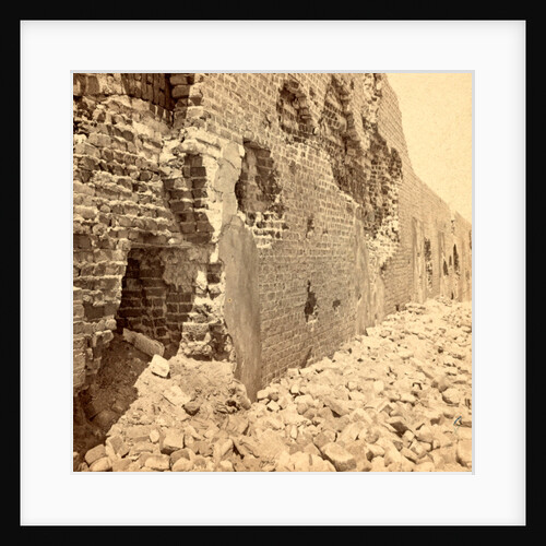 View of the east face of Fort Sumpte, Charleston Harbor, S.C by Anonymous