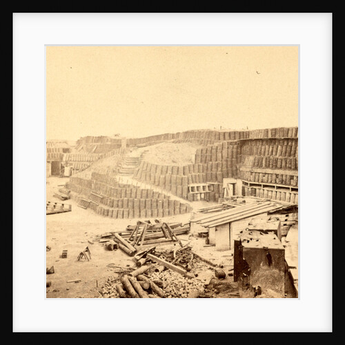 Interior of Fort Sumpte, S.C., looking south-east by Anonymous