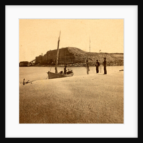 View of Fort Sumpte, Charleston Harbor, S.C., taken from the sand bar by Anonymous