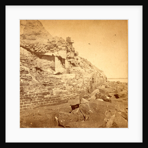 Damage to exterior wall of Fort Sumter from bombardment, Charleston, South Carolina by Anonymous