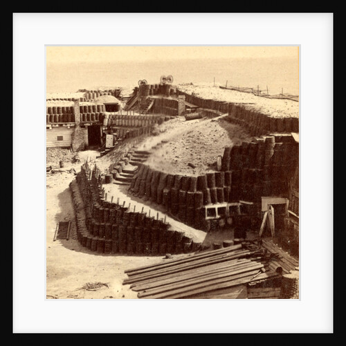 Interior of Fort Sumpte, shewing (i.e by Anonymous