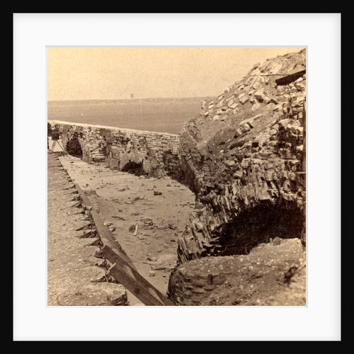 Interior of Fort Sumpte, looking toward Charleston by Anonymous