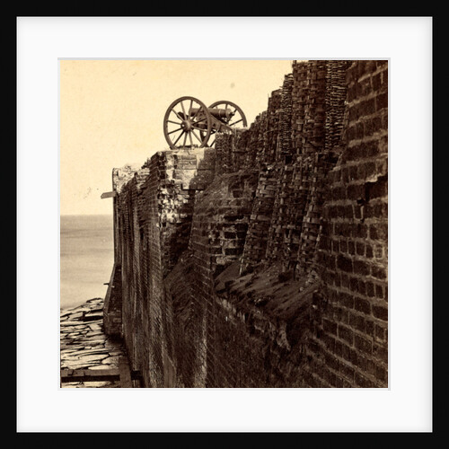 North wall of Fort Sumpte by Anonymous