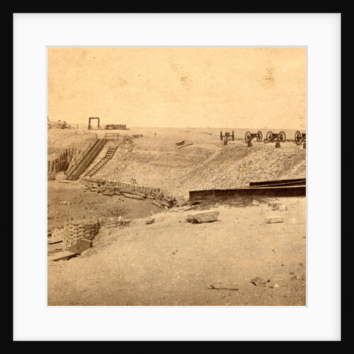 View from the parapet of Fort Sumpte, S.C., with Charleston in the distance by Anonymous