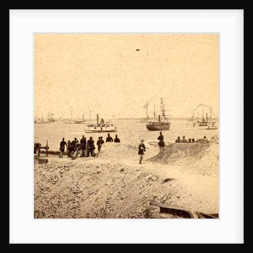 View from the parapet of Fort Sumpte, with Charleston in the distance by Anonymous