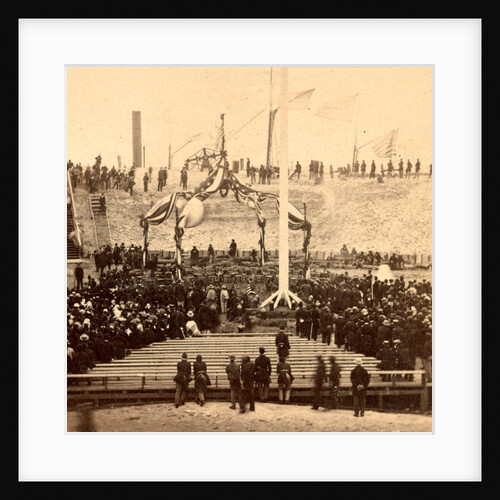 Interior of Fort Sumpte, Charleston Harbor, S.C., April 14th, 1865. Awaiting the arrival of Gen. Anderson and the invited guests to inaugurate the ceremony of raising the old flag by Anonymous