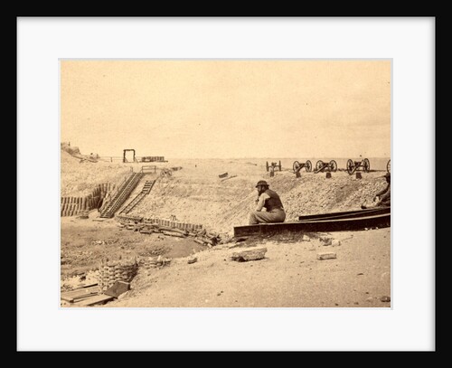 View from the parapet of Fort Sumpte, S.C., with Charleston in the distance by Anonymous