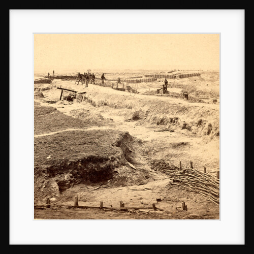 Interior of the rebel works in front of Petersburgh (i.e. Petersburg), Va. View taken April 3, 1865, USA by Anonymous